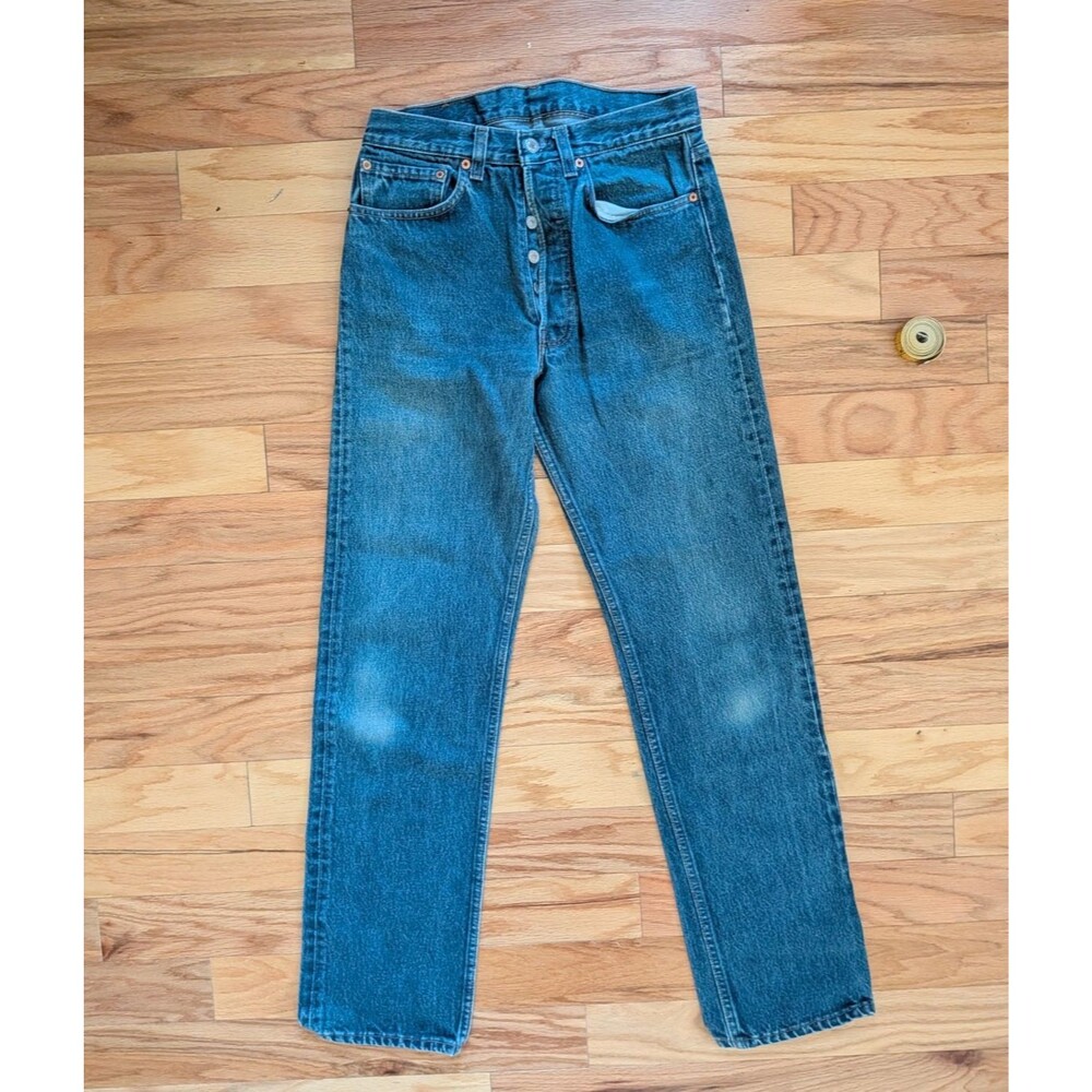 Vintage Levis 501XX 1989 80s 32x36 (30x31) Jeans Denim Blue Button Fly USA